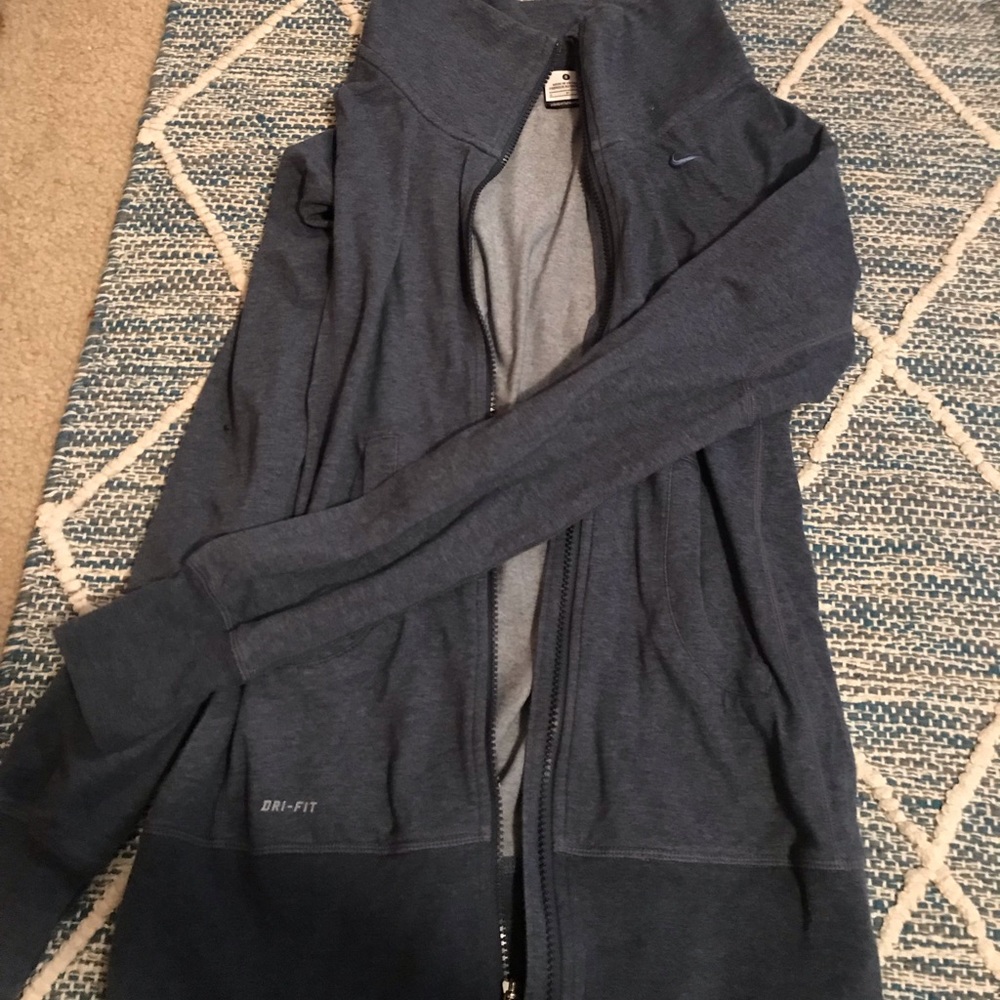 Nike dri fit cowl neck jacket